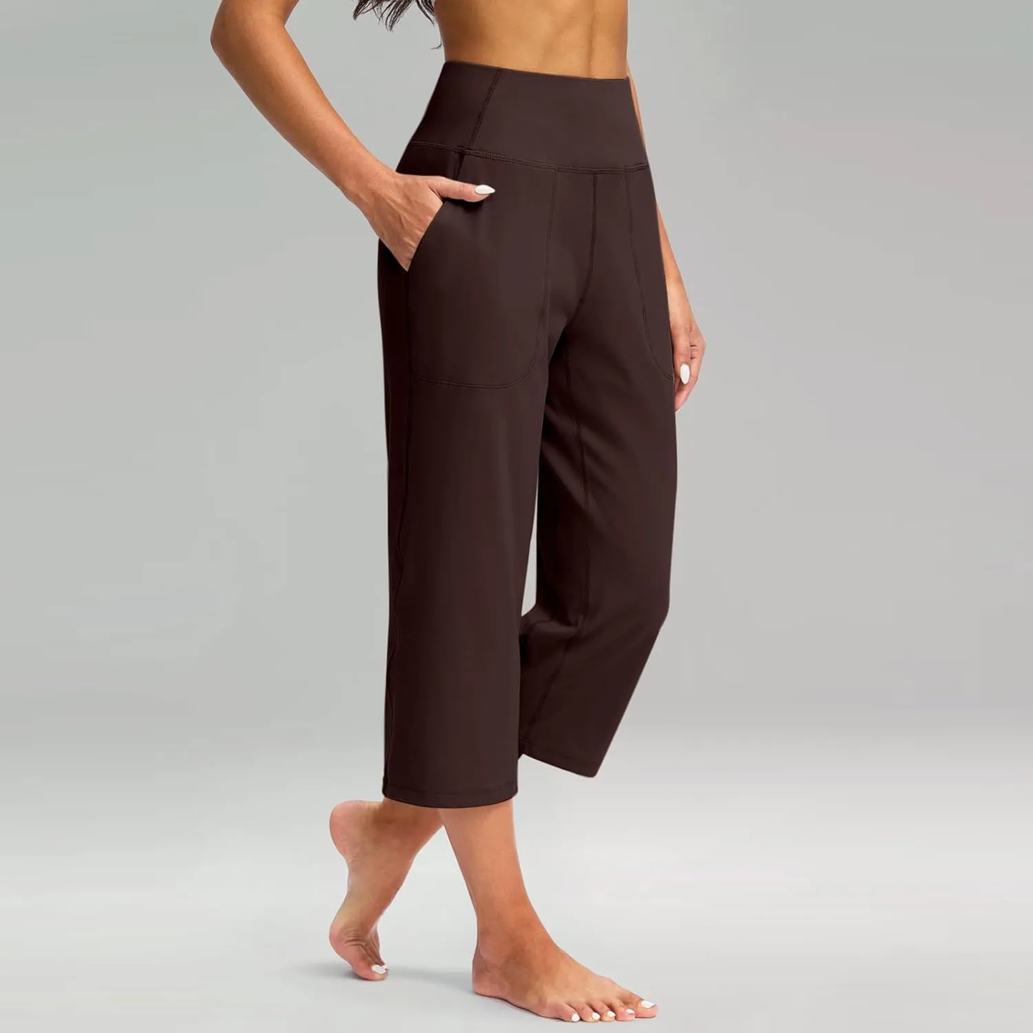 Women High Waisted Wide Leg Cropped Pants Various Occasion Stylish Styles Trousers Work Gym Fashion Casual Yoga Pants