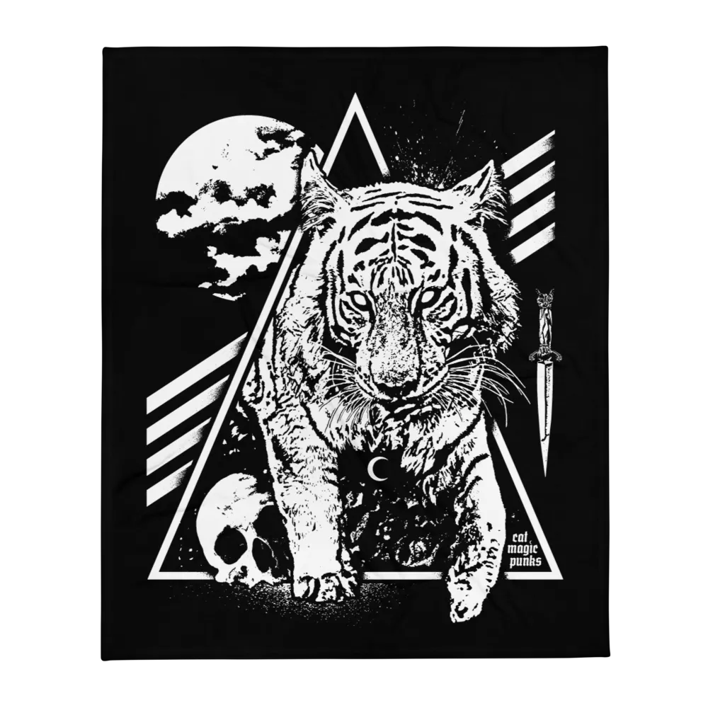 YEAR OF THE TIGER Throw Blanket